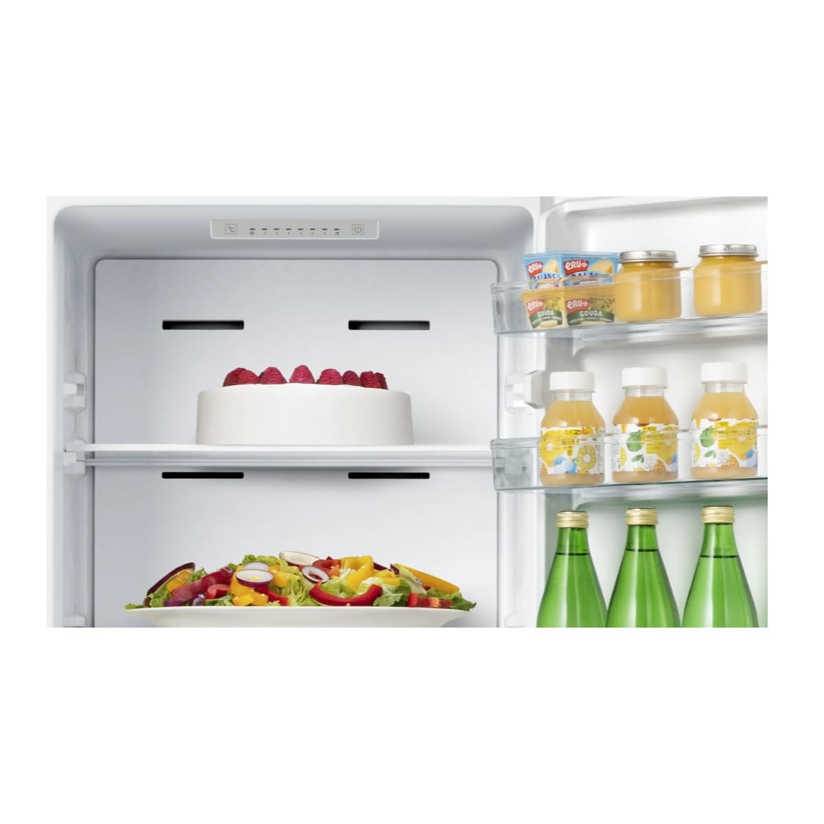 Réfrigérateur Combiné 55cm 255l Nofrost Silver - FCN255WDE