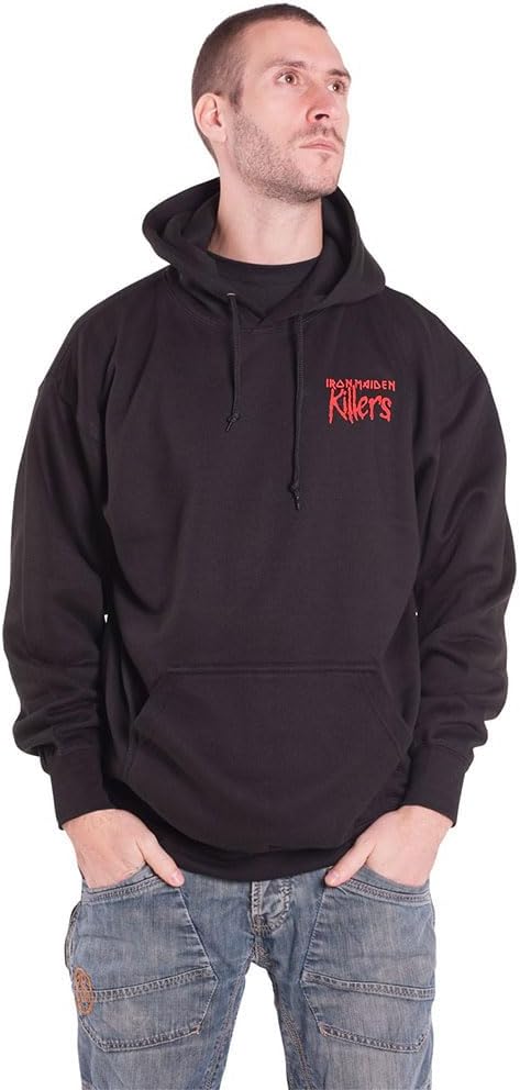 Iron Maiden Killers Eddie Pullover Hoodie Size XXL Black