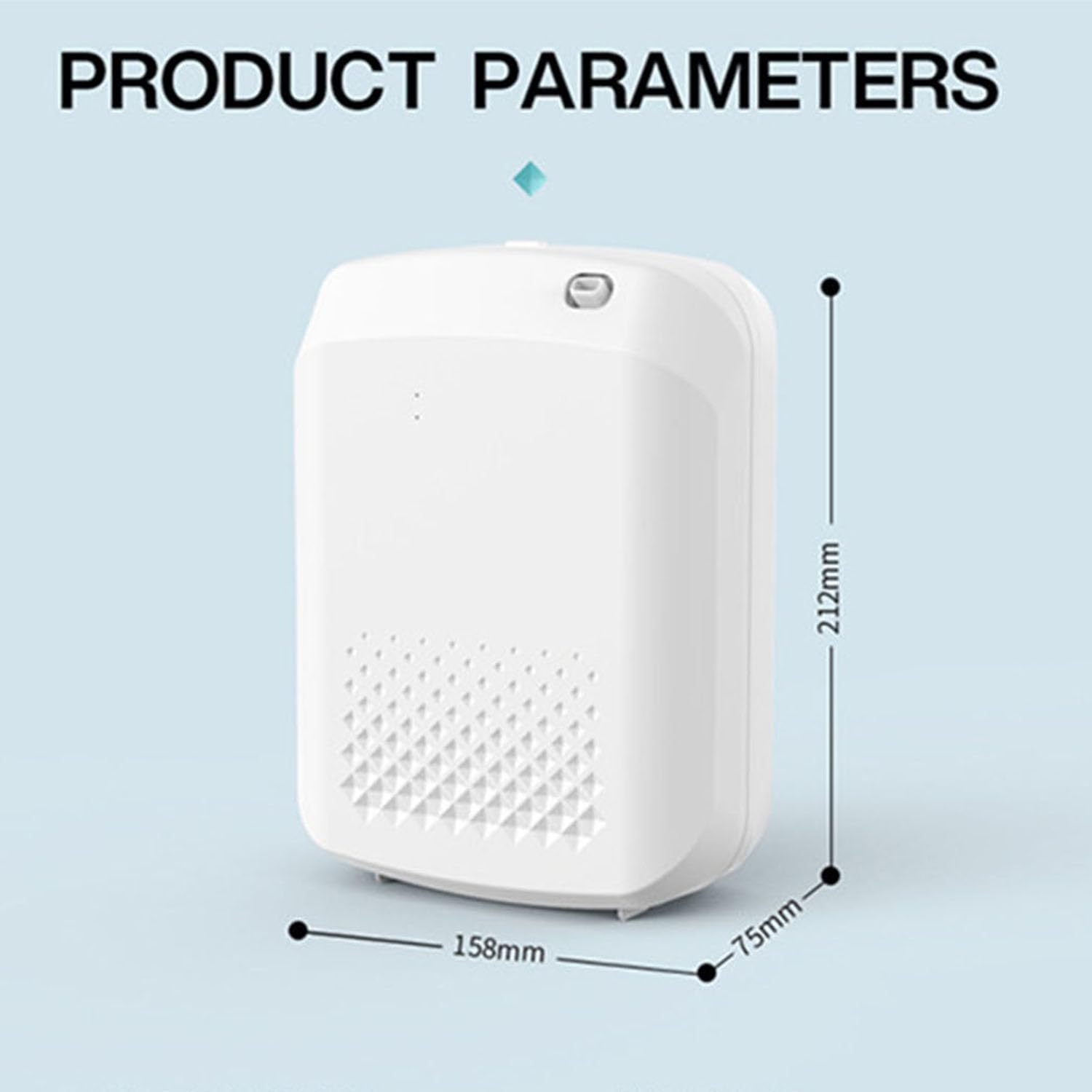 Diffusore di Profumo Smart, Macchina senza Acqua 400 ml con App | Copertura di 500–1000 m³, 5 Fasce Orarie, Meno di 38 dB e Uso a Parete o da Tavolo per Casa, Uffici e Hotel(black)