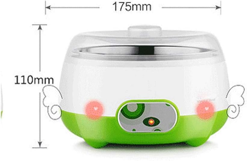 Mini Yogurt Machine Container Breakfast Bowl Food Storage Container, 1L Makes Soft Serve Ice Cream, Frozen Yogurt