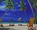 Gaming Tropical Paradise Beach Mouse Pad Oblong Shaped Mouse Mat Design Natural Eco Rubber Durable Computer Desk Stationery Accessories Mouse Pads For Gift Support Wired Wireless or Bluetooth Mouse