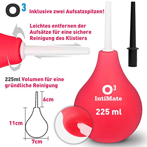 Analdusche Herr und Frau, Anal und Vaginaldusche, Silikon Klistierspritze zur Analreinigung, Klistier Analspülung oder… – Bild 3