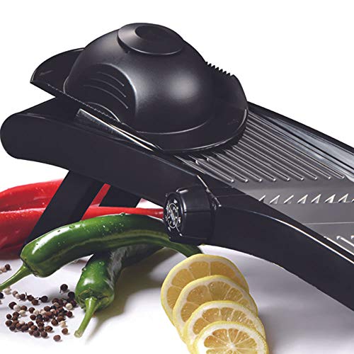 Mandoline Aço Inox, Gedex ECO-722, Preto