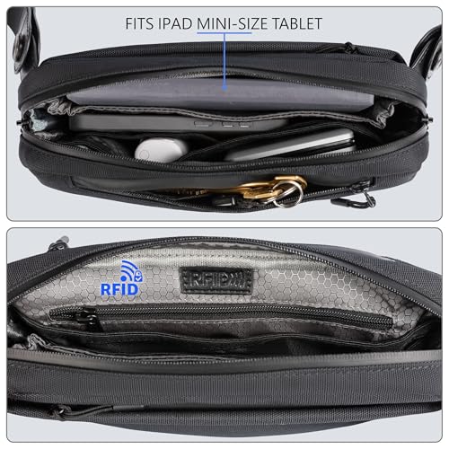 Image of Urban Core Sling Bag - Premium Minimalist EDC Crossbody with Titanium Hardware