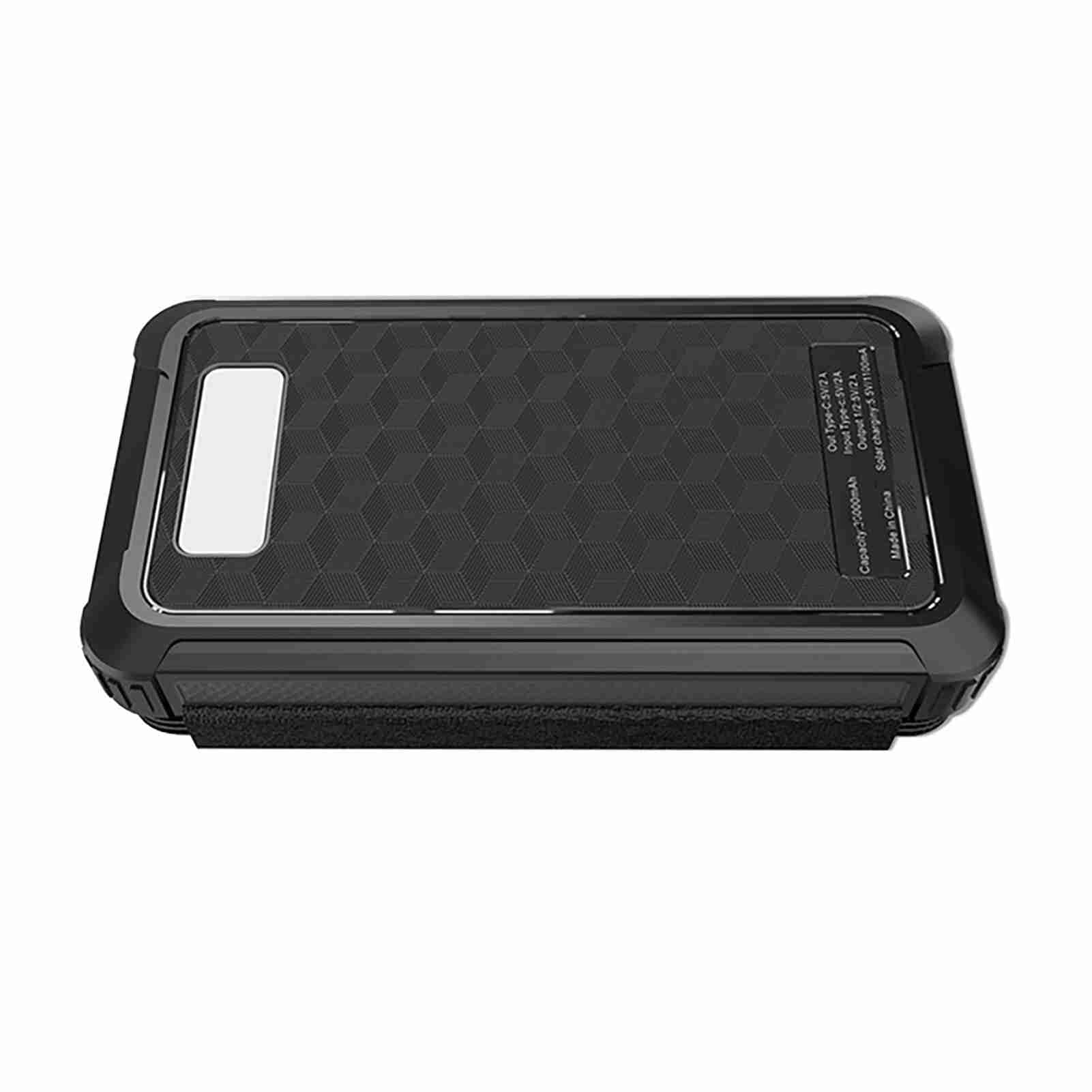 Fdit Caricabatterie Solare Portatile Power Bank 30000mAh Comodo Power Bank Pieghevole Resistente Agli Urti per attività All'aperto, Dimensioni 161 X 83 X 32 Mm