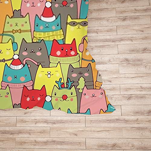 Housse de couette chat de Noël pour transformer la chambre pendant les fêtes