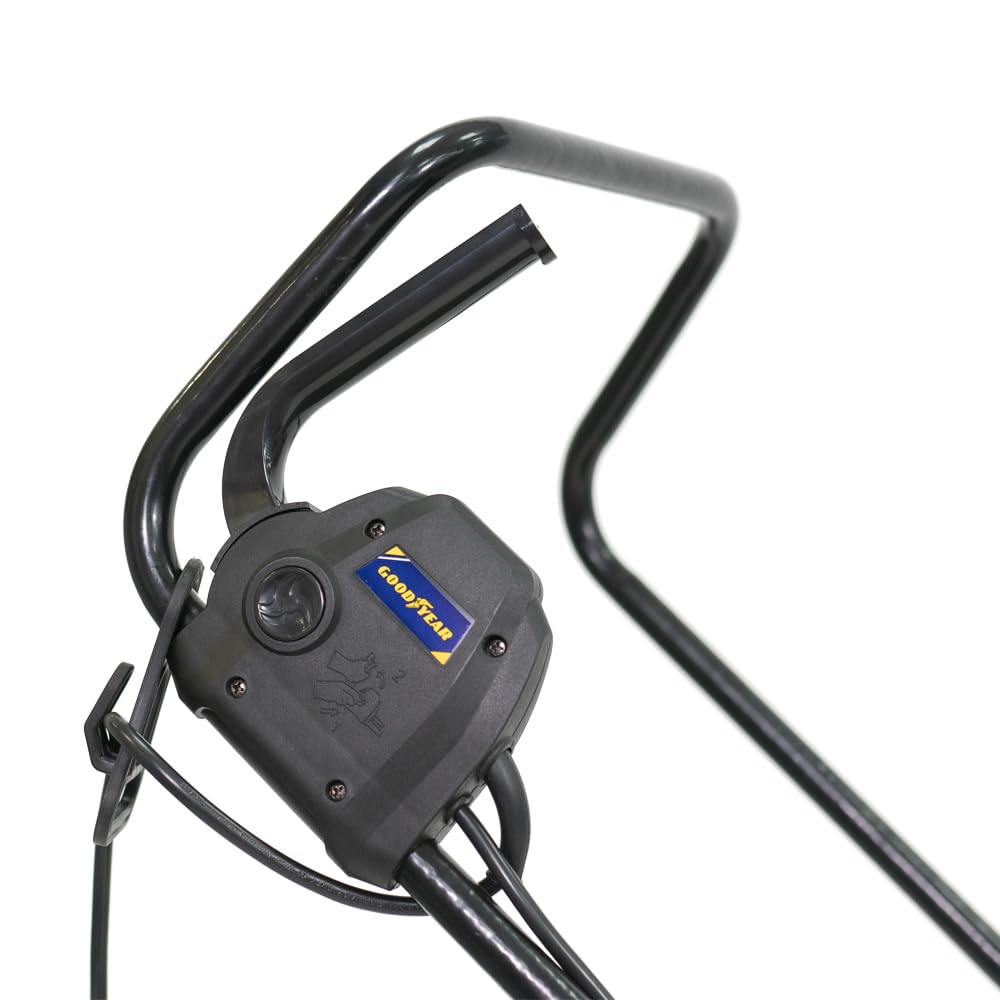 Goodyear - Tondeuse à Gazon Électrique 1800W, Largeur de Coupe 40cm, Moteur 3200 TR/Min, Tondeuse Électrique Filaire pour Jardin jusqu'à 300m², Hauteur Réglable & Bac de Ramassage 35L