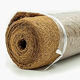 Coco Coir Liner, Yarrdfir 24x80 inch Natural Coconut Liners for planters Flower Basket, Reptile Carpet, Natural Coconut Fiber mat, Garden Decoration, Animal pet pad, Snow Mat