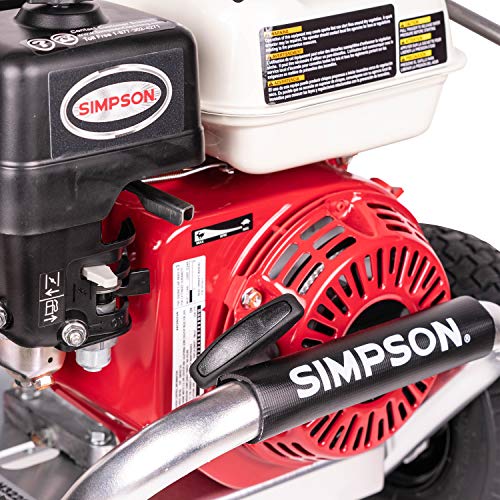 SIMPSON Cleaning ALH3228-S Aluminum Gas Pressure Washer Powered by HONDA GX200 3400 PSI at 2.5 GPM