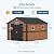 Canovire 10x12 FT Outdoor Storage Shed, Garden Metal Shed with Lockable Doors & Window, Extra Large Tool Shed for Backyard, Patio & Lawn