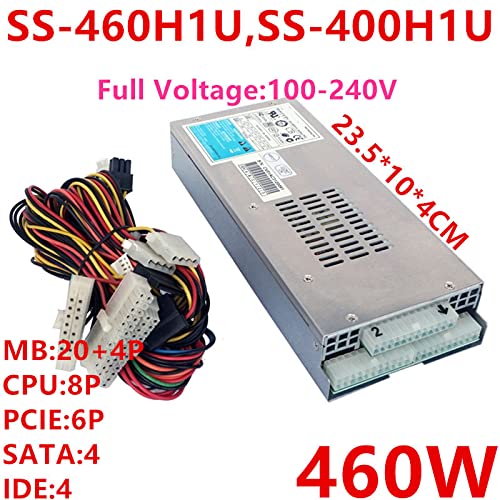 Fuente de poder modular 460W Full 80plus IPC F0 1U miniatura 6