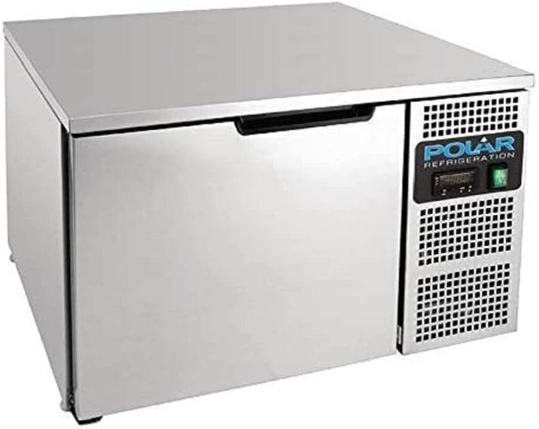 Polar Refrigeration G-Series 450 W Countertop Blast Chiller, Stainless Steel, Capacity: 3x 2/3 GN, Size: 420(H) x660(W) x650(D) mm, CK640