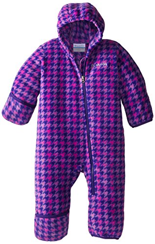 Columbia Unisex-Baby Newborn Snowtop Ii Bunting, Blossom Pink/Houndstooth Print, 6/12