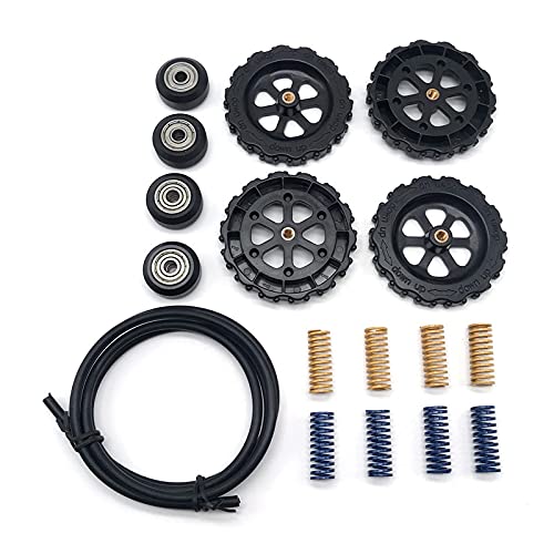 Lysee 3D Printer Parts & Accessories - 625ZZ Wheel Roller Bearing Kit with Nut + 1025 Springs + 24mm Tube Kit for 3D Printer VH99 - (Color: Black)
