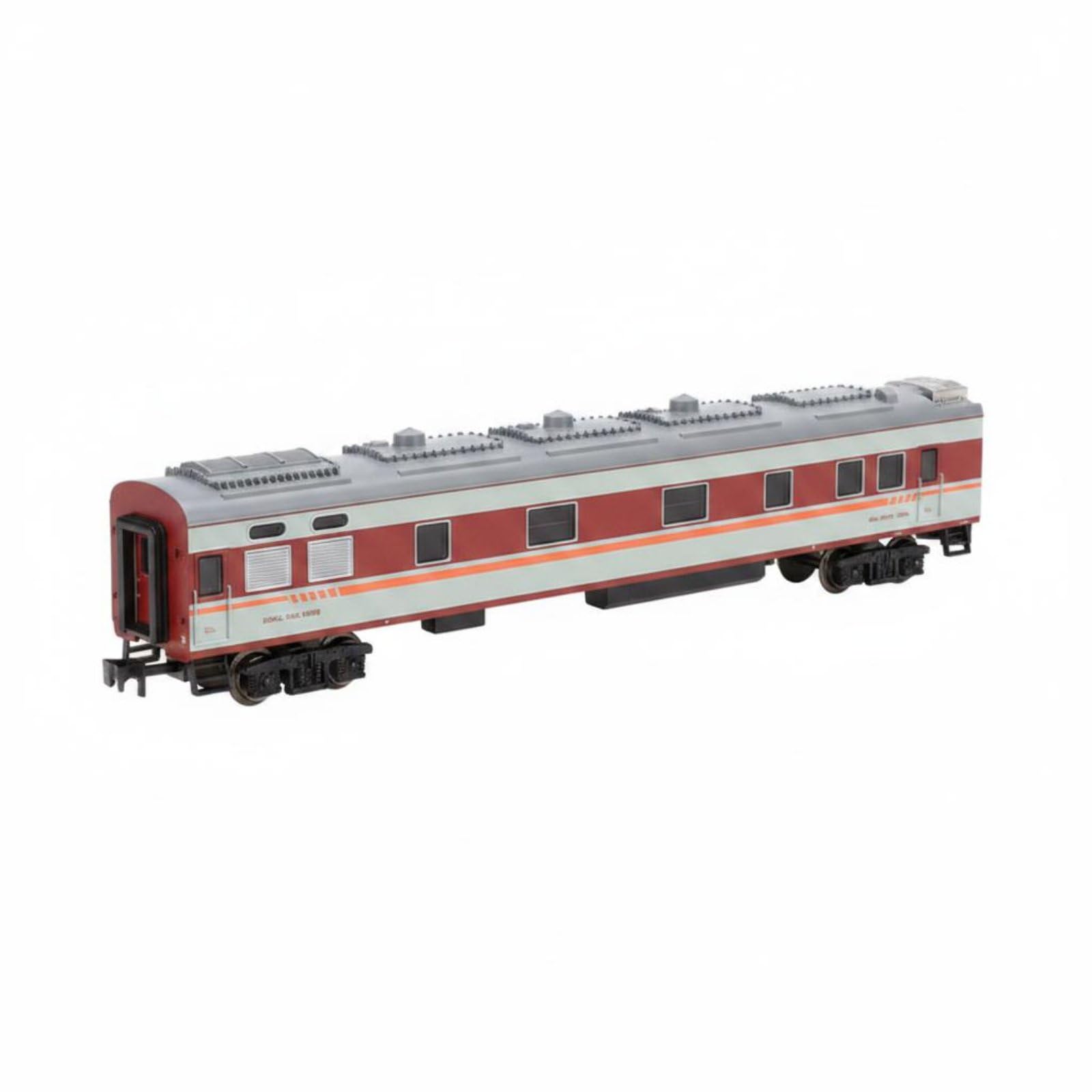 Long Body KD25G Train Car Underframe Bogies Air-Conditioned Railcar Model Detailed Roof Railcar Model Toy Printed Markings, Red, Kd25g-image-2