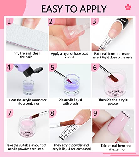 Acrylic Nail Kit With Drill, Acrylic Powder And Liquid Set With Nail Drill, 4Pcs Clear, Nude, Pink, White Nail Powder And 3.4Oz Monomer, Professional Acrylic For Nail Extension #TOP7