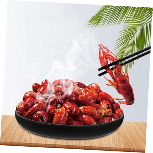 Plato para sushi de melamina negro 27.22x27.22x3.81 cm miniatura 6