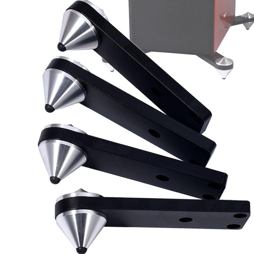 4 Pz Tipo Combinato Piedino Per Altoparlante Subwoofer Staffa Con Punta Antiurto Piedini Di Isolamento Per Altoparlanti Piedini Per Altoparlanti Piedini Di Isolamento Per Altoparlanti Pavimento