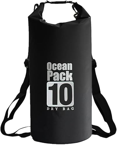 Bolsa seca flotante impermeable de 5L10L15L20L, saco enrollable para kayak, natación, camping, senderismo, playa, pesca, buceo, correas resistentes