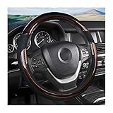 Perfect Decoration: Stylish edge three-dimensional design, 3D anti-slip, comfortable to touch, exquisite stitching, exquisite decoration, very suitable for your car interior while protecting the steering wheel. Superior Material: The steering wheel c...