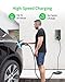 Autel Home Smart Electric Vehicle (EV) Charger up to 50Amp, 240V, Indoor/Outdoor Car Charging Station with Level 2, Wi-Fi and Bluetooth Enabled EVSE, 25-Foot Cable(Dark Gray)