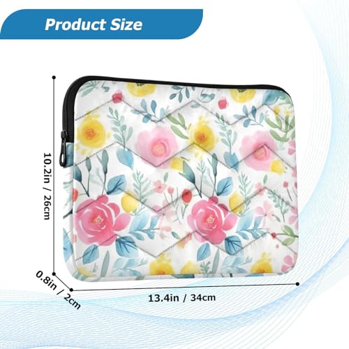 Funda para portátil 13-14 pulgadas con diseño acuarela miniatura 3