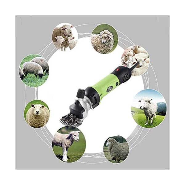Sheep Shears Professional Animal Grooming Clippers,6 Speed Heavy Duty Electric Shears,for Large Thick Coat Animals and Long Haired Breeds,Farm Pet Supplies Livestock 500W Sheep Shears Professional Animal Grooming Clippers,6 Speed Heavy Duty Electric Shears,for Large Thick Coat Animals and Long Haired Breeds,Farm Pet Supplies Livestock 500W