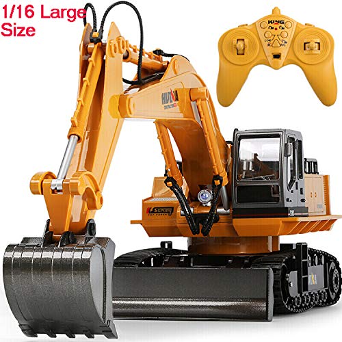 Rc Dump Truck Toy, Remote Control Dump Trucks 4WD Rc Construction Dump Truck Toys Rechargeable 2.4ghz Rc Construction Vehicles for Kids Boys Birthday Xmas Gift