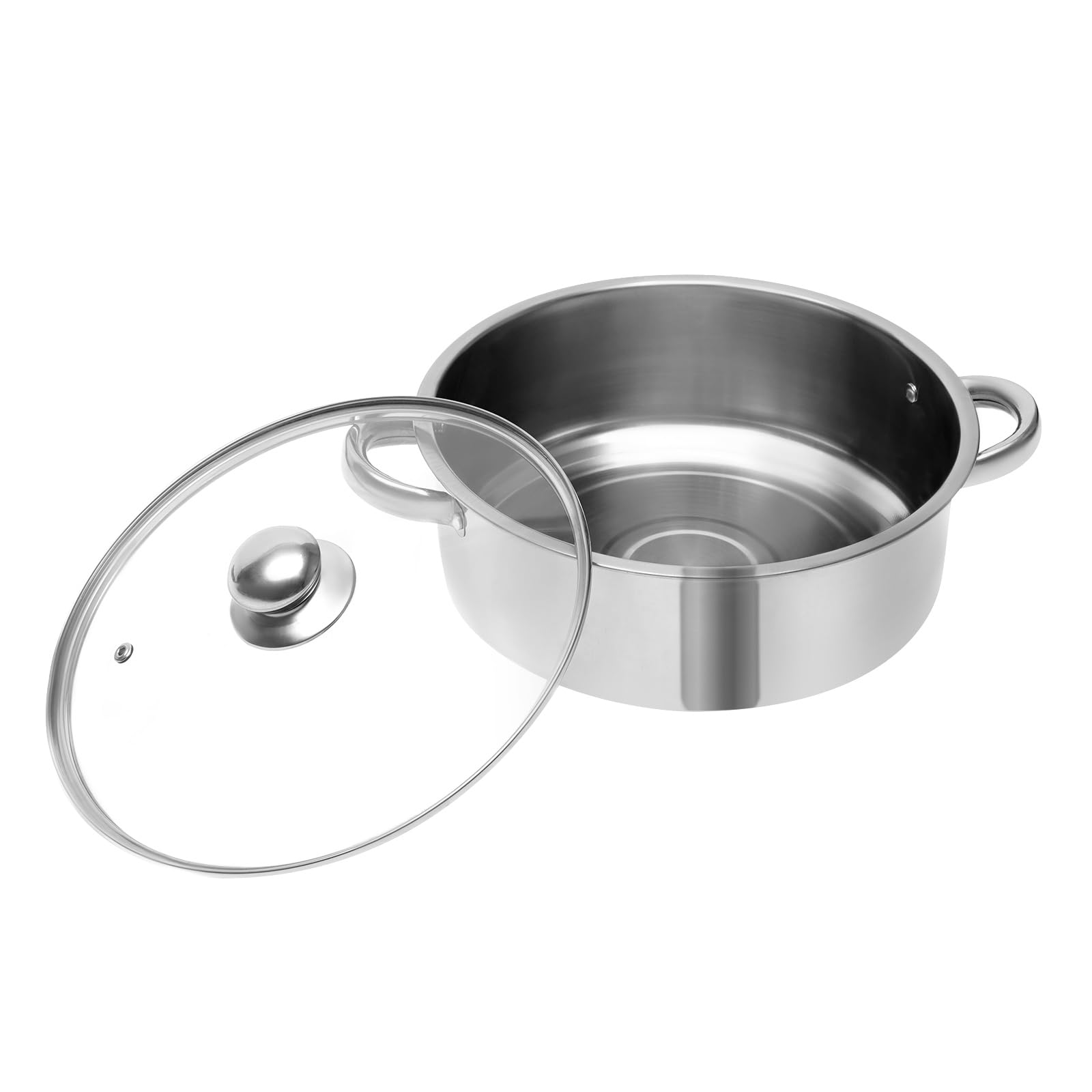 Cuocere a vapore a 5 strati, in acciaio inox, adatto per cuocere a vapore mais, gnocchi, panini, pesce, frutti di mare. Si adatta a quasi tutti i tipi di fornelli.