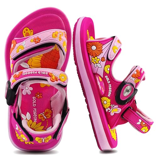 Image of Gold Pigeon Shoes Easy SNAP LOCK Outdoor Water Kids Toddler Sandals for Girls & Boys. Everyday, Vocation, Pool, Summer, Beach Essentials.