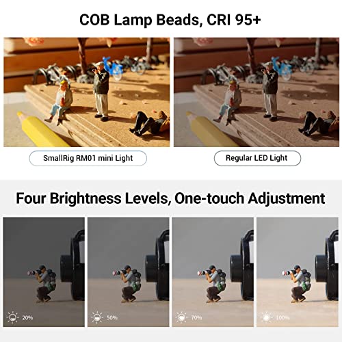 SMALLRIG Luce Video LED, 5600K CRI95 con 8 Filtri