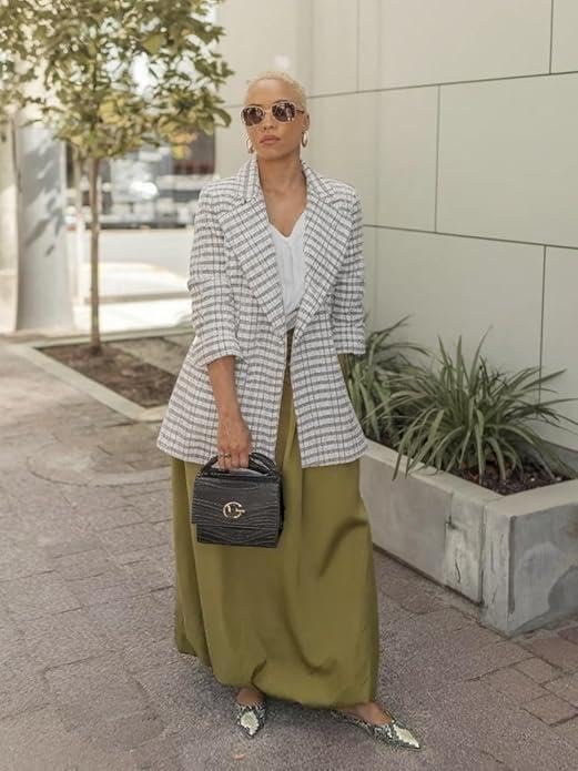 DREAMCIA Slingback Flats for Women, Pointed-Toe Elegant Women's Ballet Flats with Buckle Strap, Classic Low Heel Dress Shoes for Casual Work Office Party Snake2