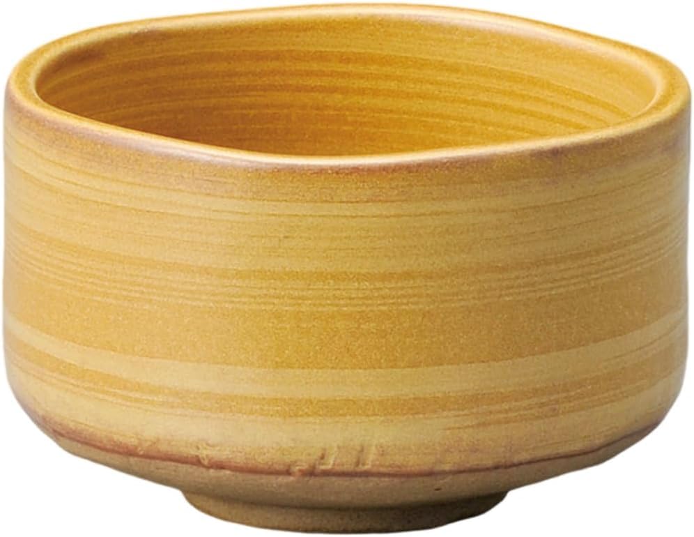Amazon｜エールネット(Ale-net) 抹茶碗 黄瀬戸抹茶碗 陶器 美濃焼 日本