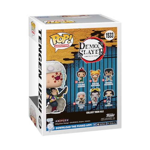 Funko Pop! Animação: Demon Slayer - Tengen Uzui com Chase (os estilos podem variar)