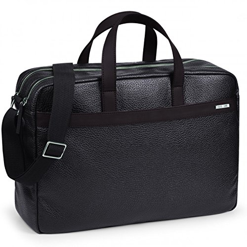 Lebez - Niji City Time Plus Bolsa Escolar, 10 cm, Marrón (Marrone)