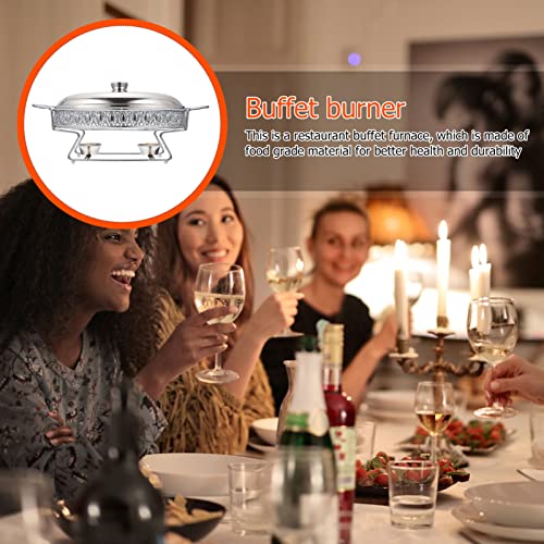 Cabilock Wärmespeicherplatte Speisenwärmer Buffet Warmhaltebehälter Kerzen Tellerwärmer Buffetwärmer Warmhalteplatte für… – Bild 5
