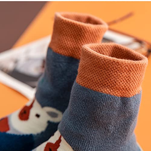 2 Pairs Baby Socks Anti Skid Rubber Soft Sole Infant Slippers Prewalker Shoes4