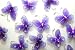 1" (2.54cm) Glitter Nylon Butterfly - Party Scatter Wedding Craft Card - 12pk