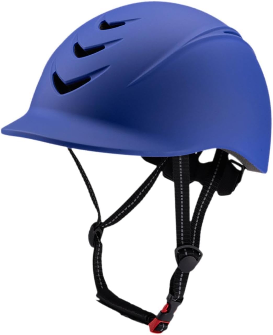 Kask jeździecki Kask jeździecki, Kask jeździecki Wygodny regulowany kask rowerowy Lekki Dorośli Mężczyźni Kobiety Czapka jeździecka(Blu)