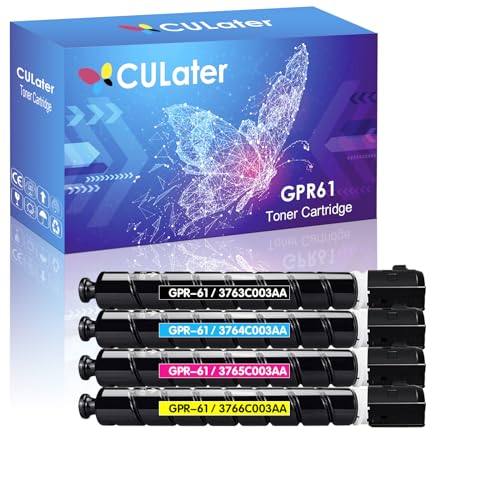 Toner reconditionné GPR-61 de rechange CULATER pour Canon imageRUNNER DX C5860i