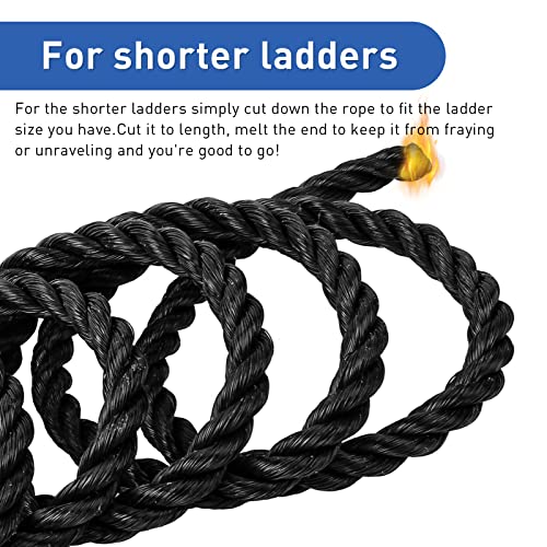 Grongu Extension Ladder Rope & Pulley Kit Replacement Part Compatible With Werner Aluminum And Fiberglass Extension Ladders Replacement For Werner 31-12 Pulley Kit And Ac30-2 Extension Ladder Rope #TOP4