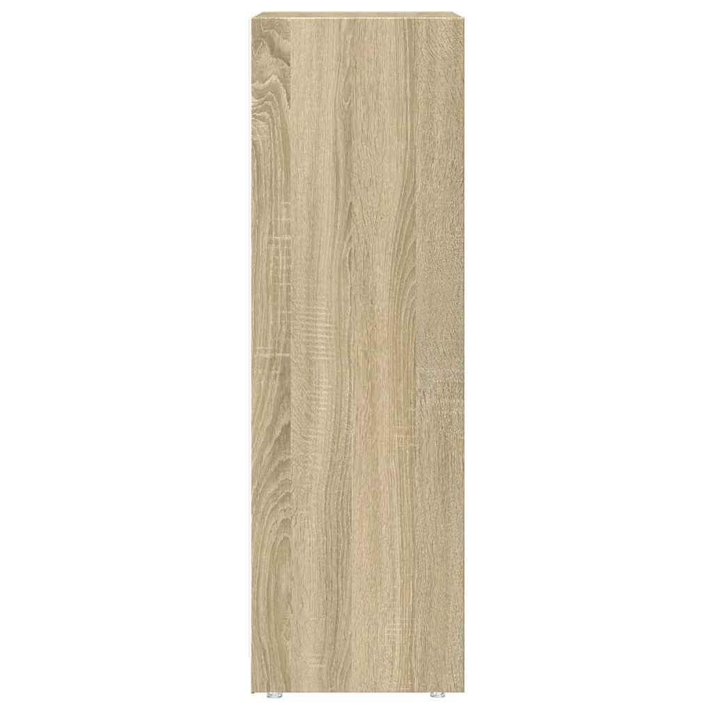 vidaXL Mobile da Bagno Rovere Sonoma 30x30x95 cm in Legno Multistrato, armadietto da Bagno, unità da Bagno, credenza da Bagno, portaoggetti da Bagno
