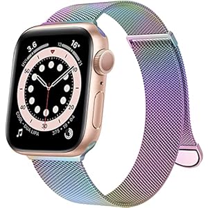OULUOQI Compatible with Apple Watch Band Series Ultra SE 8 7 6 5 4 3 2 1 49mm 45mm 41mm 44mm 40mm 42mm 38mm Women and…