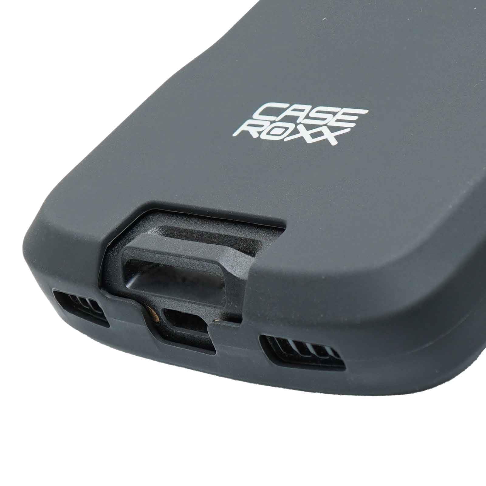 caseroxx Ręczne etui ochronne na komputer mobilny do Zebra TC22 / TC27 z ochroną przed wstrząsami, gumowe etui ochronne TPU, czarne