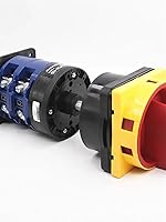 Vista 3 de LW26-125GS Distribution Cabinet Door Cut-Off Interlock Base DIN Rail mounting Universal Isolation cam Switch 125A 690V