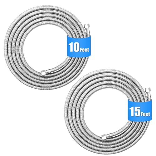 Línea de agua para refrigerador, acero inoxidable y PEX miniatura 1