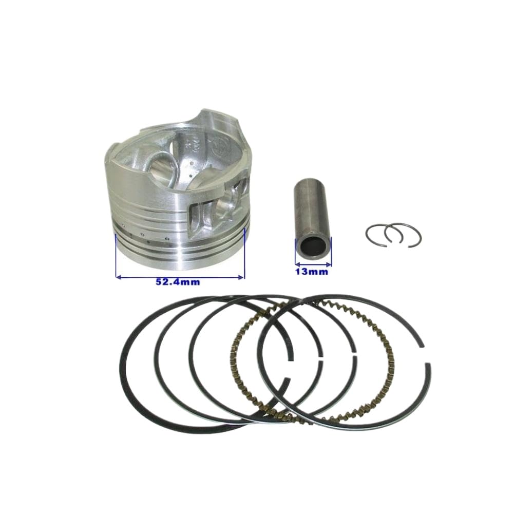 Set Pistoni 52.4mm Compatibile Con Moto Da Pit YX 125cc