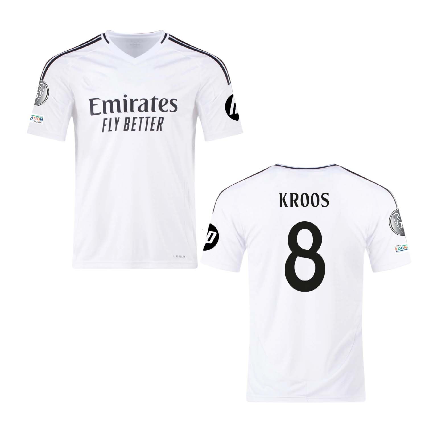 Toni Kroos Jersey 8 Number Jersey Football Jerseys Liga Club Men's Home New