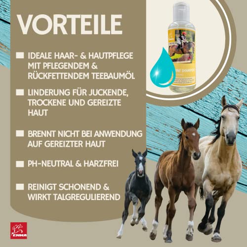 Tea Tree Shampoo 2 x 0.25 L, Horse Shampoo & Dog Shampoo with Tea Tree Oil - Image 4