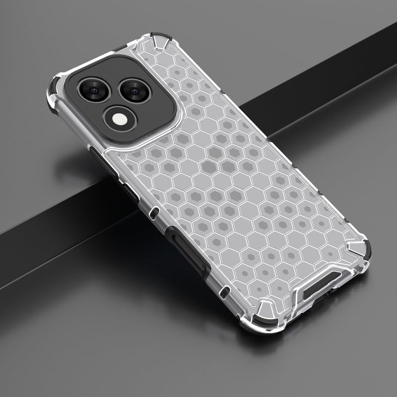 Image of Plastic Bumper Back Case Cover for Honor 400 Lite 5G (Transparent)